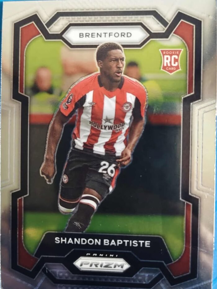2023 Prizm Premier League EPL Shandon Baptiste Rookie Breakaway #147 Brentford - Image 1