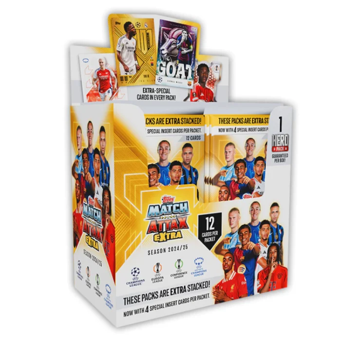 Topps Match Attax UCC Extra 2025 Full Box x24 Packs - Image 1
